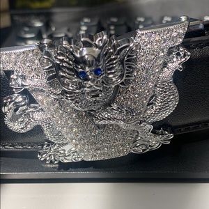 Bb Simeon snake belt blue eyes